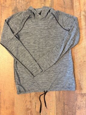 Under Armour Heather Gray Performance Hoodie